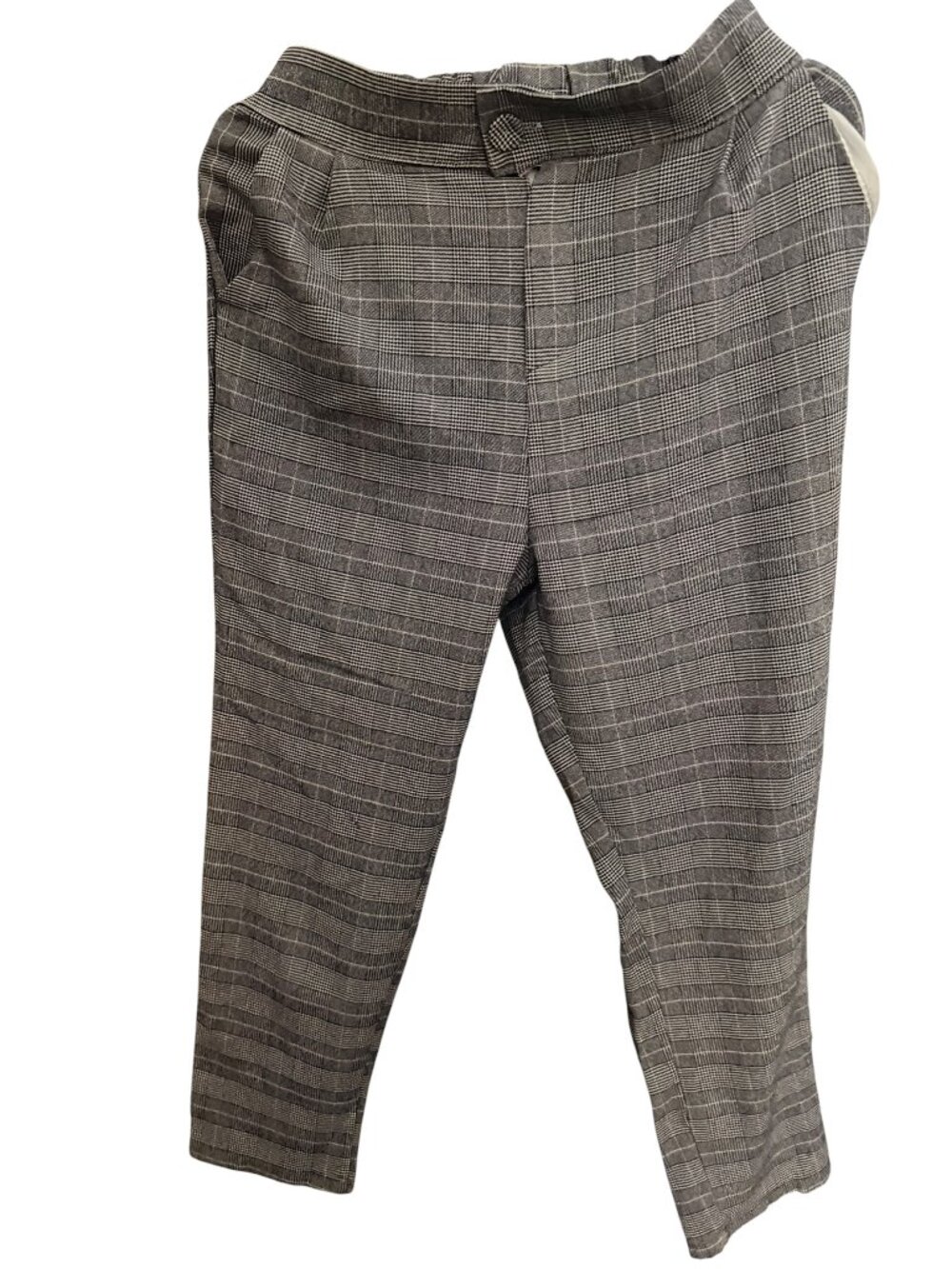 Gray Plaid Dress Pants (S-M/unused)